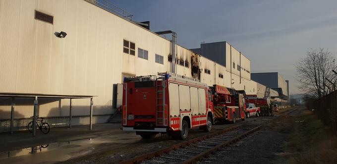 Požar Spar | Foto: Gasilska brigada Ljubljana