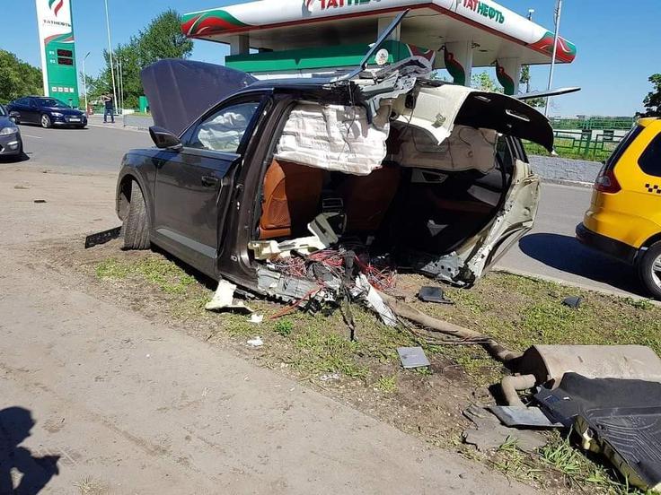 audi Q7 prometna nesreča | Foto: policija