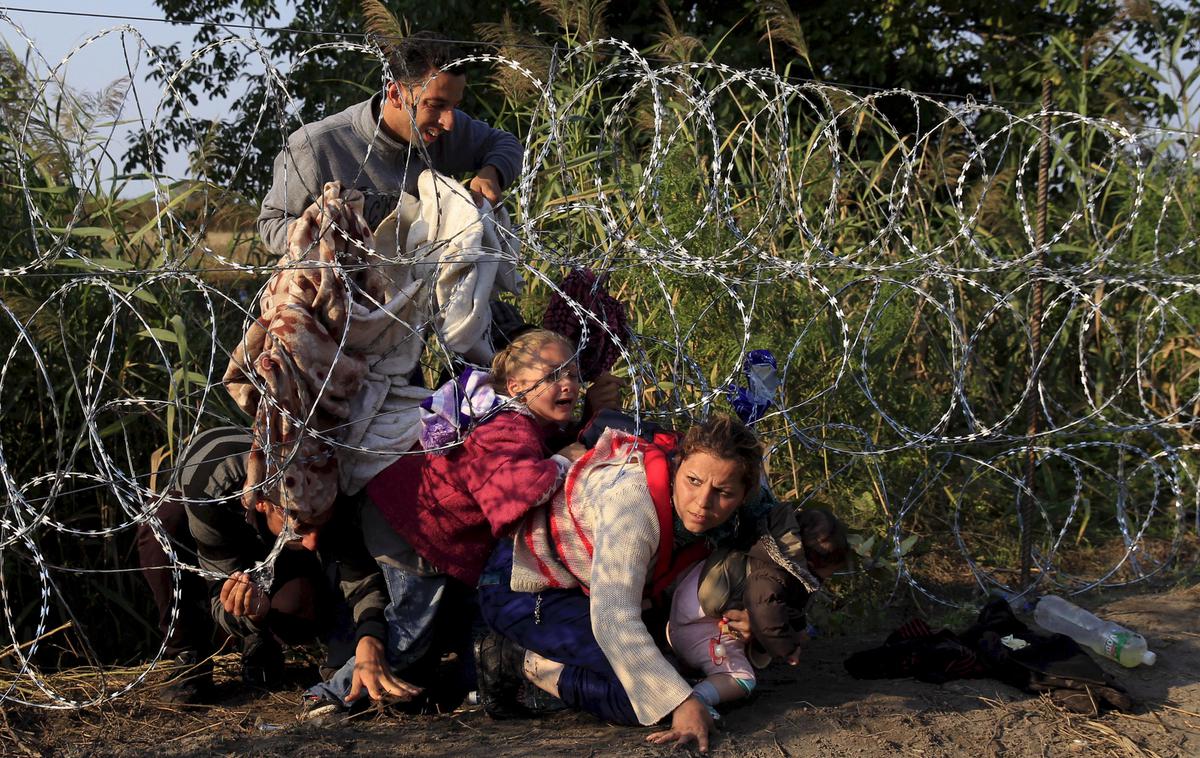 Prebežniki na Madžarskem | Foto Reuters