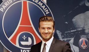 Beckham podpisal za pet mesecev: ponižno v PSG, igral bo zastonj