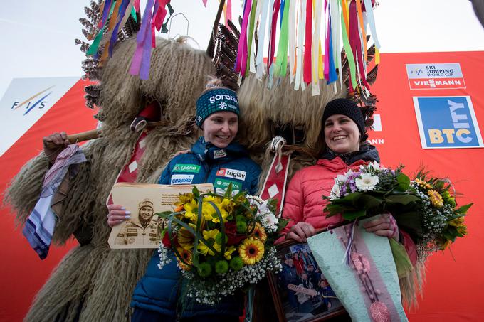 Na Ljubnem januarja 2018, ko je kariero končala še Katja Požun. | Foto: Sportida