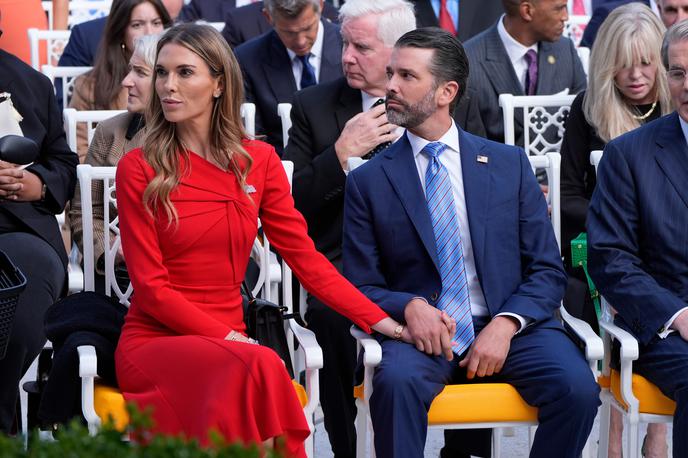 Donald Trump Jr., Bettina Anderson | Javnost je decembra 2024 izvedela, da je par v razmerju približno pol leta. | Foto Guliverimage