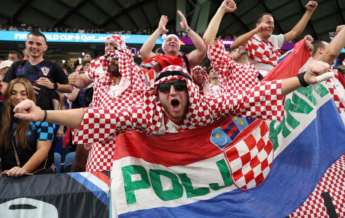 Hrvaška nogomet | Hrvaška je z naskokom najmanjša država po številu prebivalcev med četrtfinalistkami svetovnega prvenstva v nogometu. | Foto Reuters