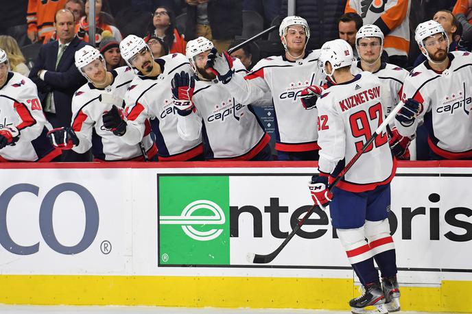 Washington Capitals | Hokejisti Washingtona so po kazenskih strelih strli Philadelphio in se utrdili na prvem mestu vzhoda. | Foto Reuters