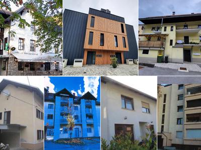 Na dražbah hiša za 48 ali stanovanje za 95 tisoč evrov, najemnika išče tudi znani penzion na Bledu
