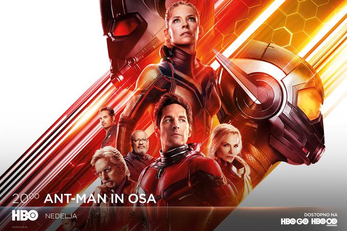 V nadaljevanju Marvelove uspešnice iz leta 2015 poskuša Scott Lang (Paul Rudd) uskladiti vlogi superjunaka in očeta, ko ga Hope van Dyne (Evangeline Lilly) in dr. Hank Pym (Michael Douglas) soočita z novo misijo. Ant-Man se bo moral tokrat boriti ob boku odločne Ose, pri tem pa se bodo razkrile številne skrivnosti iz preteklosti. • Premiera filma: v nedeljo, 10. 3., ob 20. uri na HBO.* │ Še isti dan na voljo tudi na HBO OD/GO.

 | Foto: 