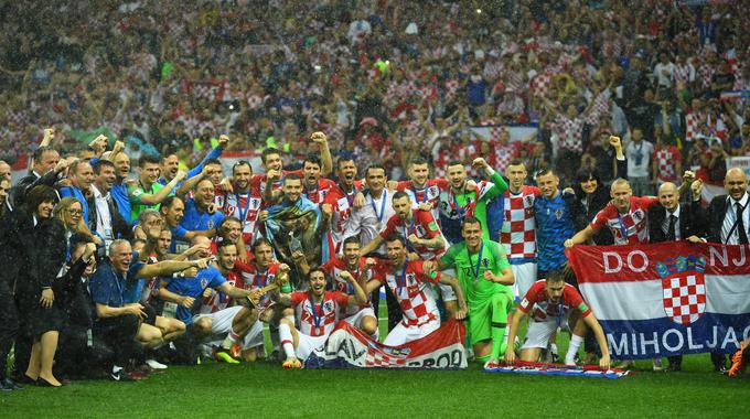 Ognjeni so na prejšnjem svetovnem prvenstvu v Rusiji osvojili drugo mesto, Luka Modrić pa je bil izbran za najboljšega nogometaša turnirja. | Foto: Reuters