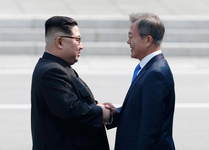 Moon pravi, da bo mir darilo celotnemu korejskemu ljudstvu. | Foto: Reuters
