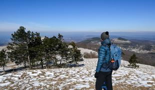 Z volkovi po samotni pešpoti na Slavnik, primorski Triglav #video