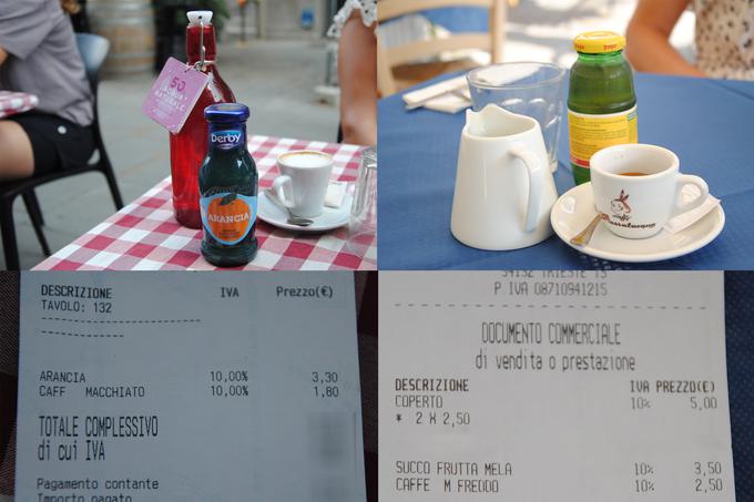 Tudi v Italiji so nam kavo z mlekom računali kot macchiato.  | Foto: Maks Škulj