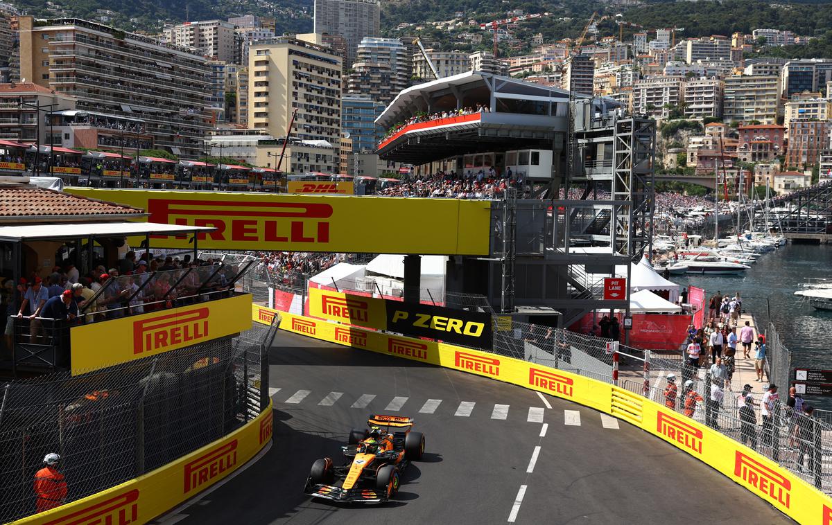 Lando Norris, Monako | Lando Norris si je priboril najboljši startni položaj v Monaku.  | Foto Reuters