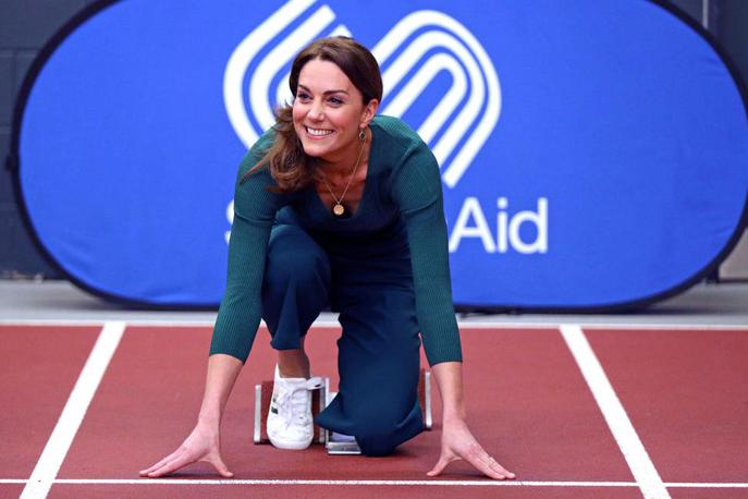 Kate Middleton | Kate je tokrat navdušila s športno eleganco. | Foto Getty Images