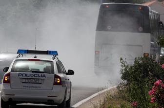 V dveh dneh zagorela dva šolska avtobusa: "Popustile so zavore, avtobus je zletel s ceste"