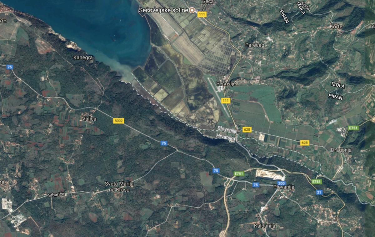 MEja Slovenija Hrvaška | Foto Google Zemljevidi