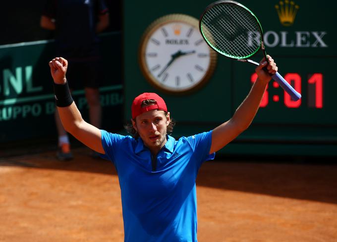 Lucas Pouille je priigral odločilno točko Francozom. | Foto: Reuters