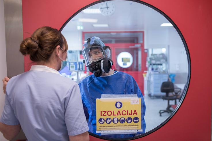 Infekcijska klinika Ljubljana, covid-19, koronavirus | Foto: Matej Povše/ UKC Ljubljana