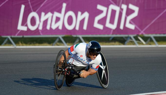 Leta 2012 je na paralimpijskih igrah v Londonu osvojil tri odličja, od tega dva zlata. | Foto: Getty Images