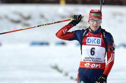 Dvakratna olimpijska prvakinja je smuči in puško postavila v kot
