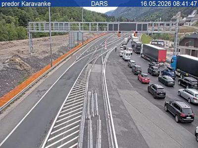 Zaprt predor Karavanke!