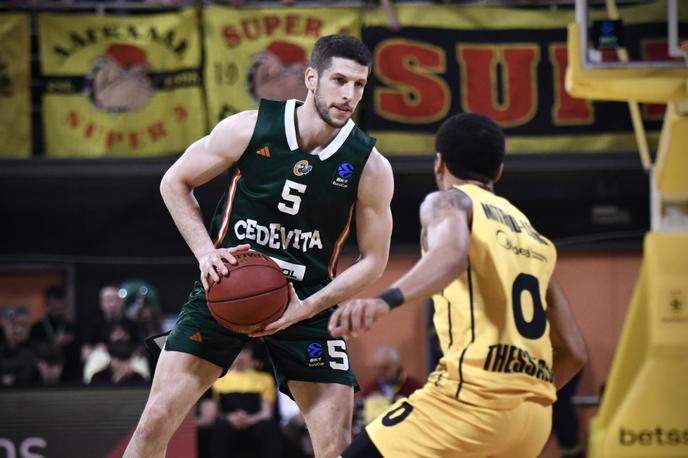 Aris - Cedevita Olimpija | Aleksej Nikolić je ponovno blestel in bil prvi strelec ekipe. | Foto Tine Ružič/Cedevita Olimpija