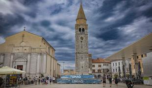 Umag pod vodo: "Totalni potop. V eni uri padlo sto litrov dežja." #video
