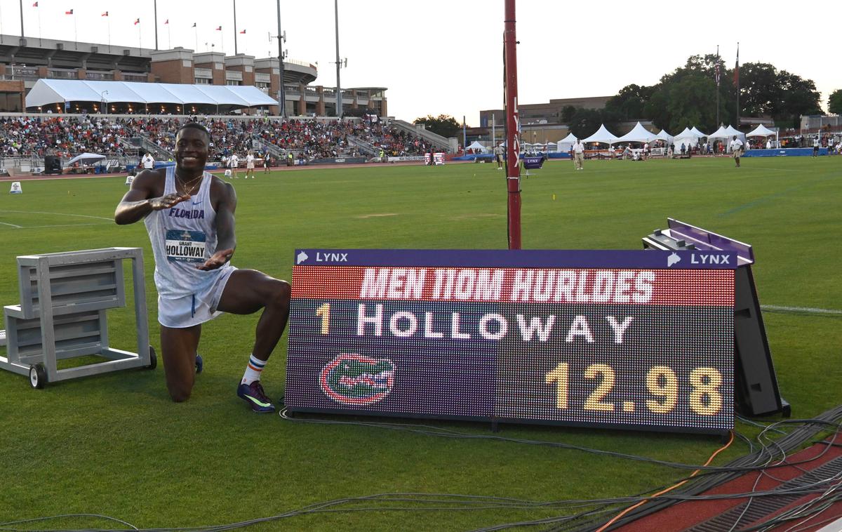 Grant Holloway | Grant Holloway je dosegel čas 12,98. | Foto Reuters
