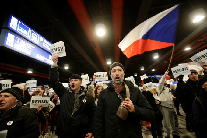 Protesti na Češkem | Foto: Reuters
