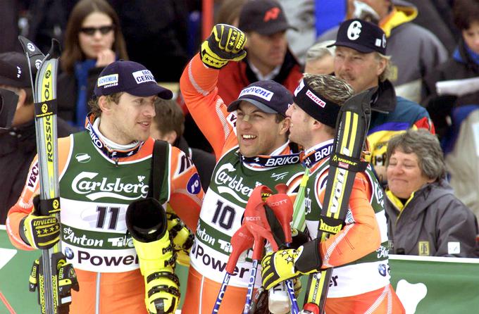 Jure Košir, Mitja Kunc in Rene Mlekuž: del slalomske elite pred desetletjem in pol | Foto: Bobo
