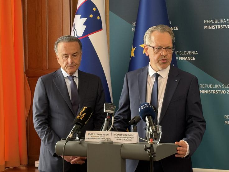 Branko Gregorec, vodja primarnega trga kapitala na NLB, kot eno od prednosti ljudskih obveznic izpostavlja njeno likvidnost, saj jo je mogoče tudi predčasno prodati na borznem trgu.  | Foto: STA