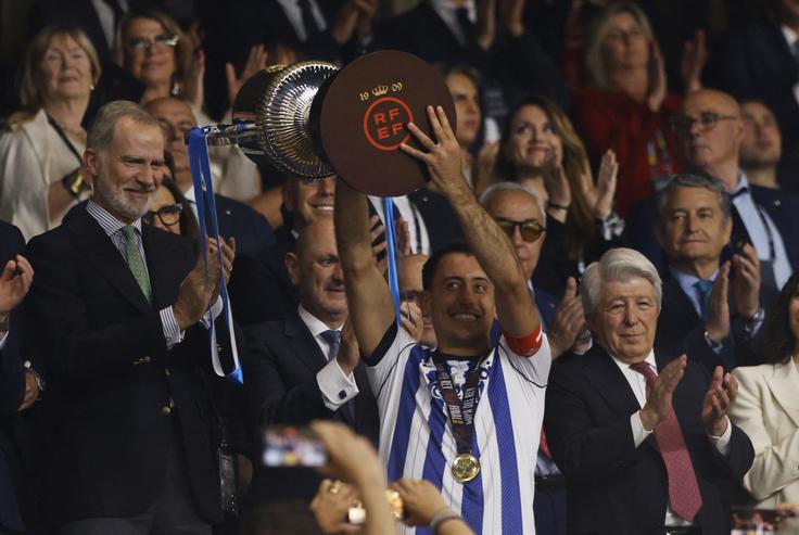 Real Sociedad je po petih letih znova španski pokalni zmagovalec. | Foto: Reuters