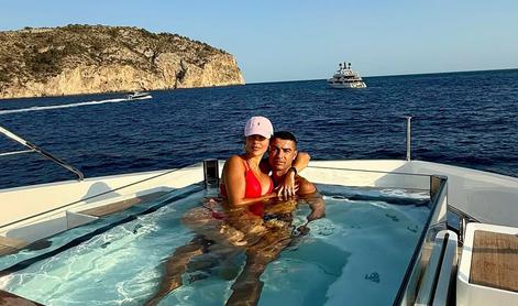 Cristiano Ronaldo delil dopustniške utrinke
