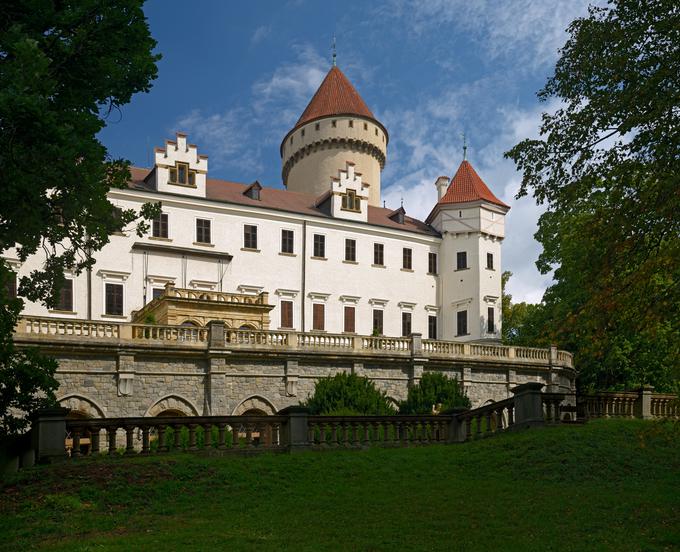 Grad Konopište na Češkem, ki so ga družini princese Sophie von Hohenberg zasegli po prvi svetovni vojni. | Foto: Thomas Hilmes/Wikimedia Commons