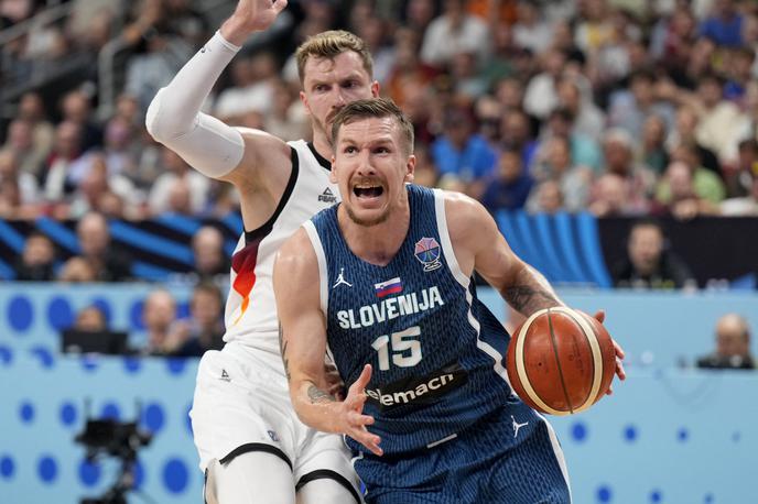 EuroBasket 2025 četrtfinale Slovenija Nemčija Gregor Hrovat | Vloga kapetana bo pripadla Gregorju Hrovatu. | Foto Reuters