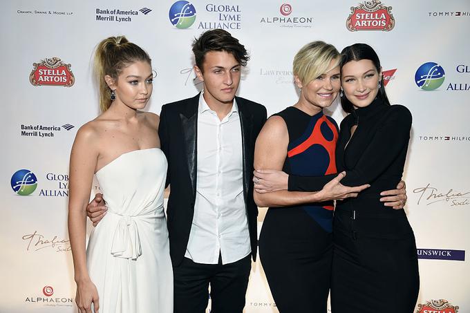 Gigi, Amwar in Bella so otroci Yolande Hadid, sicer zvezdnice šova The Real Housewives of Beverly Hills. | Foto: Getty Images