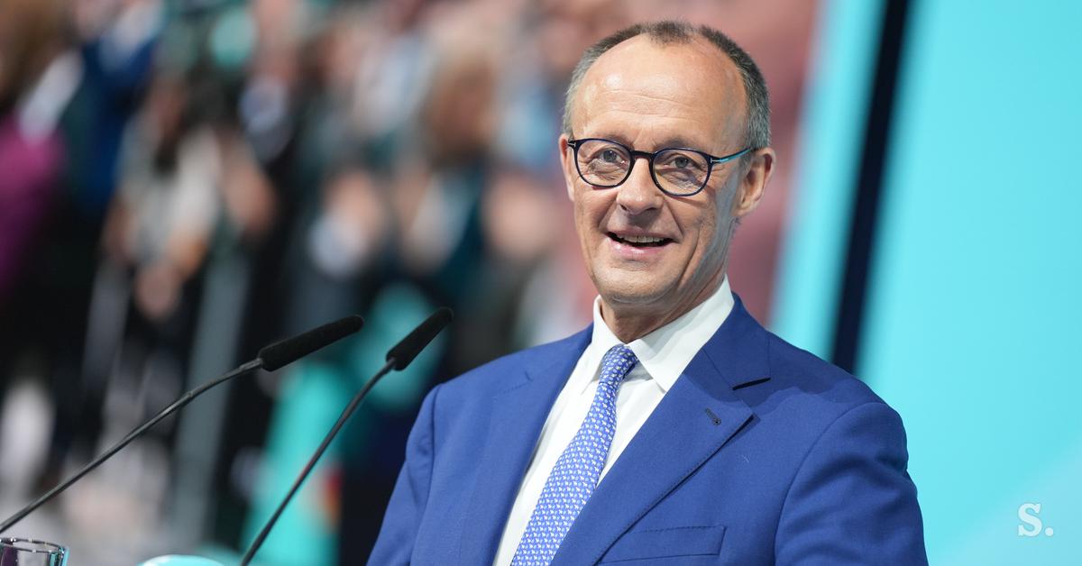 Carl Merzi Merz na predvolilnem kongresu CDU za politične spremembe v državi ...