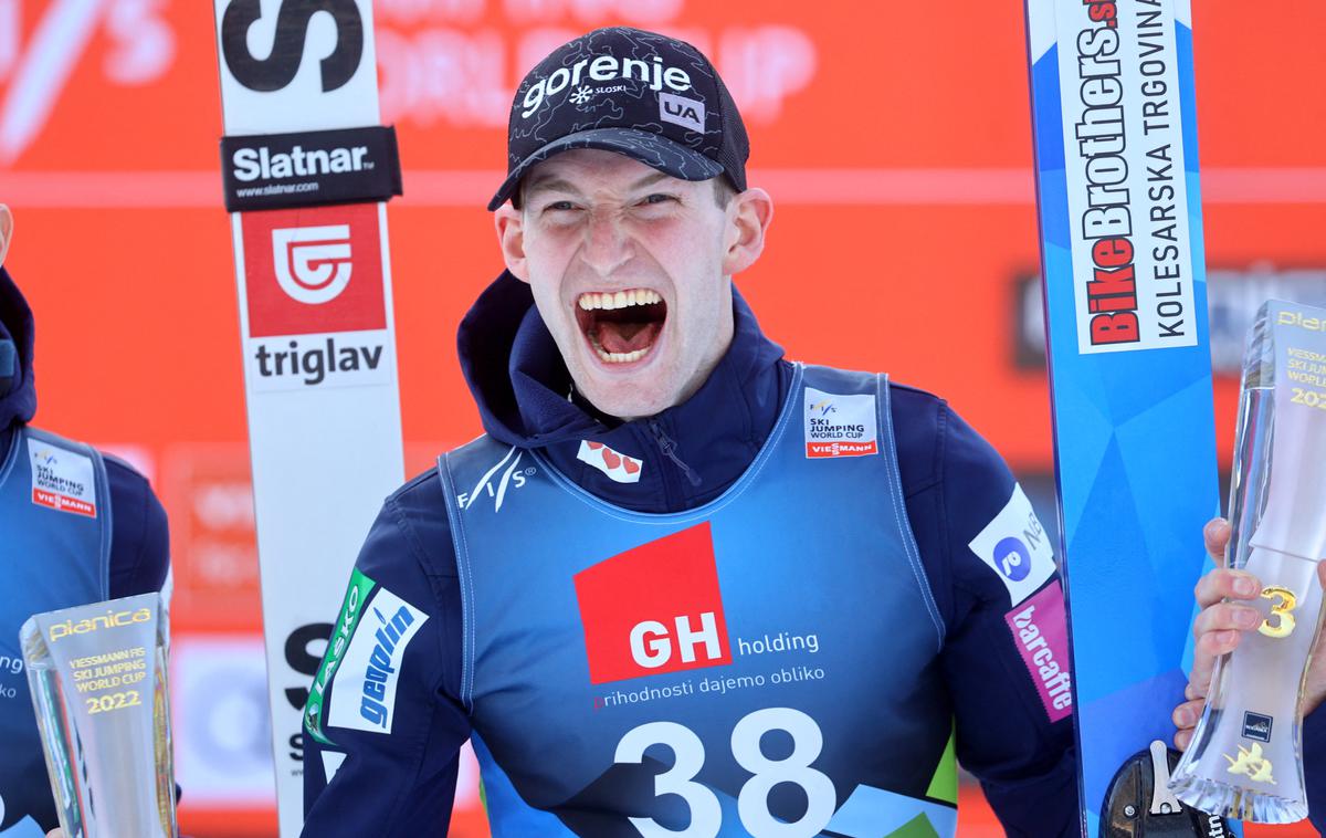 Planica zmaga Žiga Jelar | Žiga Jelar je prišel do velike zmage in velikega zadoščenja po vsej kalvariji, ki jo je moral prestati. | Foto Guliver Image