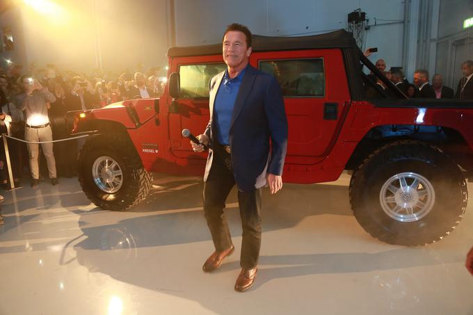 Kreisel Electric je Arnoldu Schwarzeneggerju na električni pogon predelal dva avtomobila, eden med temi je bil tudi hummer H1. | Foto: Kreisel Electric