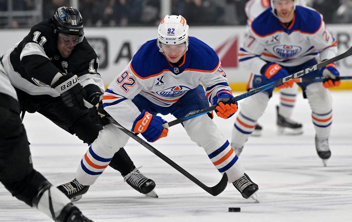 Los Angeles Kings Edmonton | Lanski podprvaki, hokejisti Edmonton Oilers, se za finale merijo z Dallas Stars. | Foto Reuters