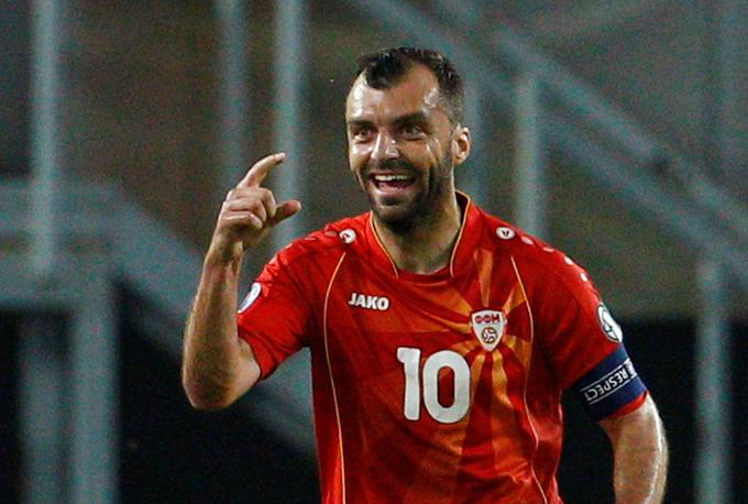 Kapetan makedonske reprezentance Goran Pandev je zbral že 114 nastopov in dosegel 36 zadetkov. | Foto: Reuters