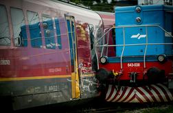 Železniška nesreča: v Ljubljani trčila potniška vlaka #foto