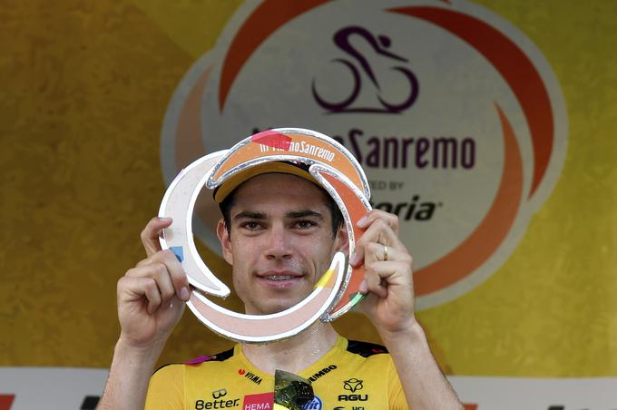 Van Aert je tudi zmagovalec letošnje dirke Milano-Sanremo. | Foto: Reuters