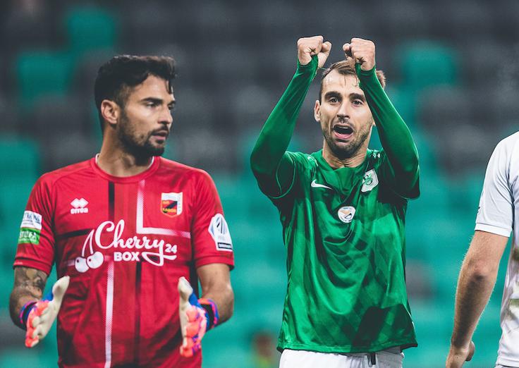 Mustafa Nukić je odločil zmagovalca srečanja v 56. minuti. | Foto: Grega Valančič/Sportida