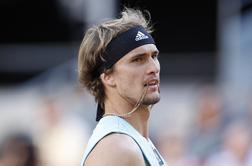 Aleksander Zverev še ni pripravljen za OP ZDA