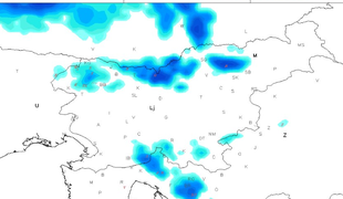 Zvečer nova pošiljka snega, konec tedna 20 stopinj Celzija