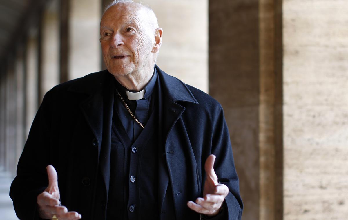 Theodor McCarrick | Papež Frančišek je nekdanjega ameriškega kardinala Theodora McCarricka razrešil duhovniškega poklica.  | Foto Reuters