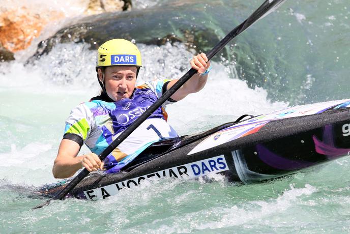 Slalomisti na divjih vodah v Solkanu štirikrat na stopničkah