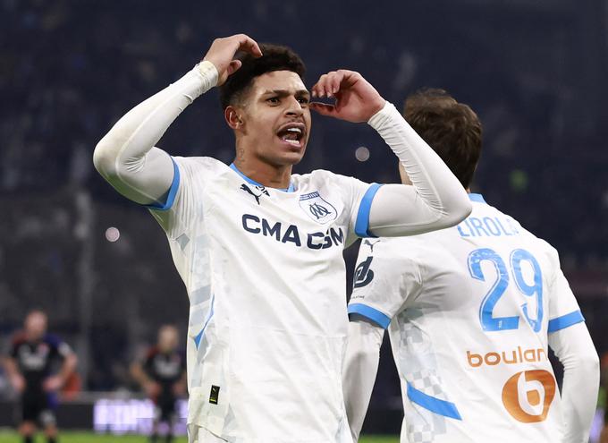 Luis Henrique je priigral zmago Marseillu v 85. minuti. | Foto: Reuters