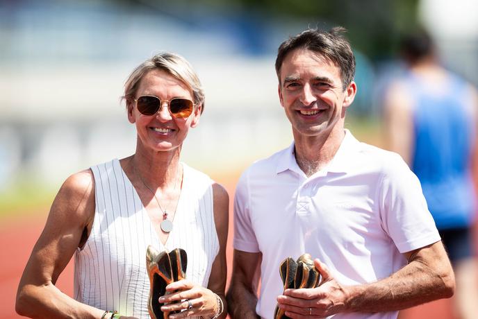Brigita Bukovec in Franci Petek postala člana Hrama športnih junakov