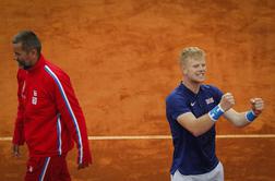 Srbija brez Đokovića obtičala v četrtfinalu Davisovega pokala
