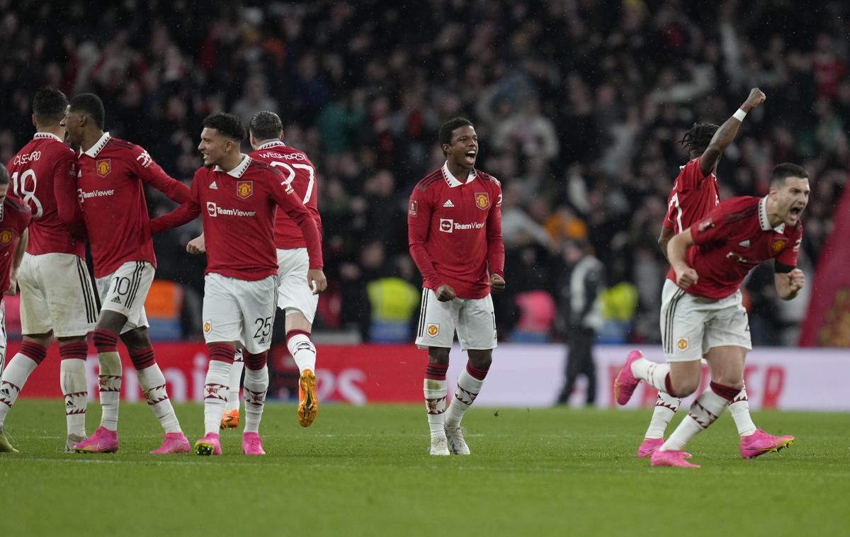 Manchester United | Manchester United je v finale pokala napredoval po izvajanju 11-metrovk. | Foto Guliverimage